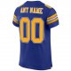 Men's Custom Royal Gold-White Mesh Authentic Football Jersey