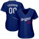 Preschool Custom Royal White-Red Authentic Baseball Jersey