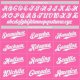 Preschool Custom Pink White Authentic Baseball Jersey