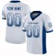 Men's Custom White Royal Mesh Drift Fashion Football Jersey