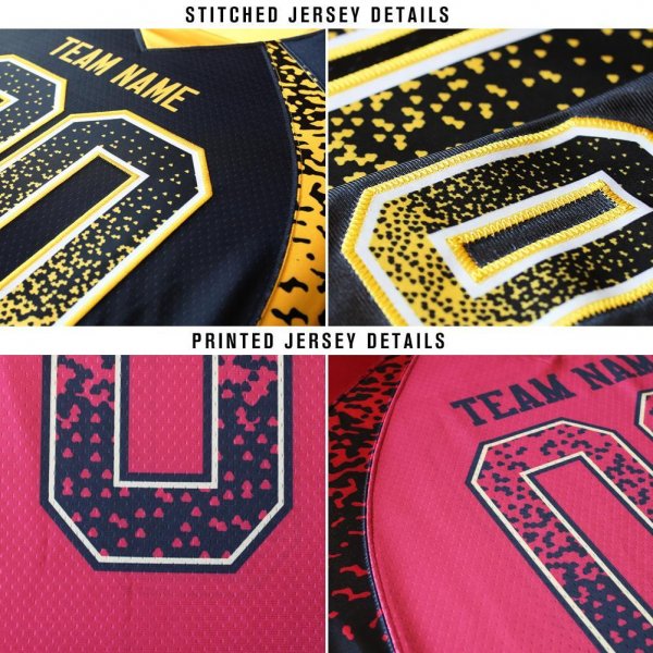 Women's Custom Vegas Gold Black-White Mesh Drift Fashion Football Jersey