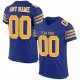 Preschool Custom Royal Gold-White Mesh Authentic Football Jersey