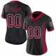 Men's Custom Black Cardinal-White Mesh Drift Fashion Football Jersey